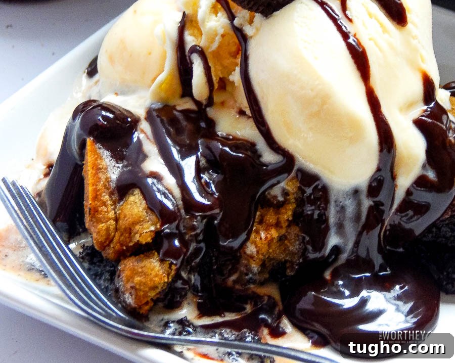 Slow Cooker Pizookie Recipe: Gooey Chocolate Cookie 3 Slow Cooker Pizookie Recipe