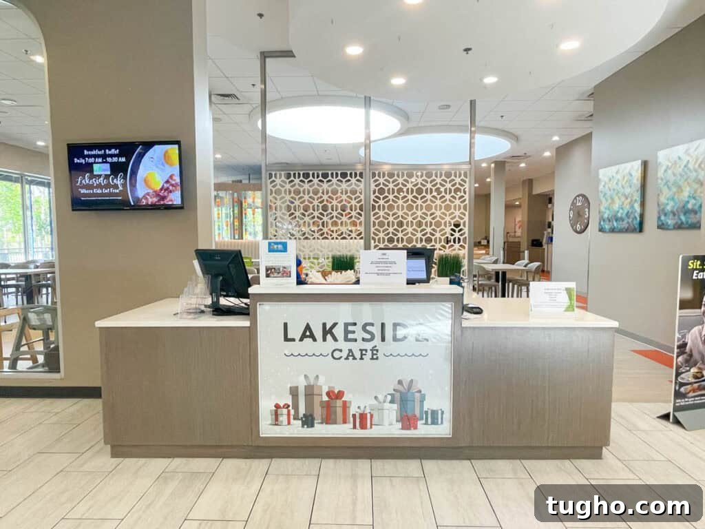 Holiday Inn Resort Orlando Suites with Onsite Water Park 11 Lakeside Cafe at Holiday Inn resort.