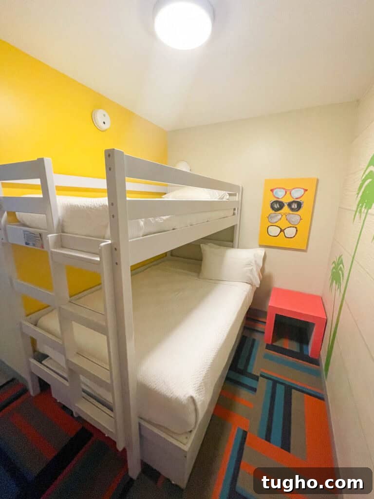 Holiday Inn Resort Orlando Suites with Onsite Water Park 8 kids bedroom in the Holiday Inn Resort.