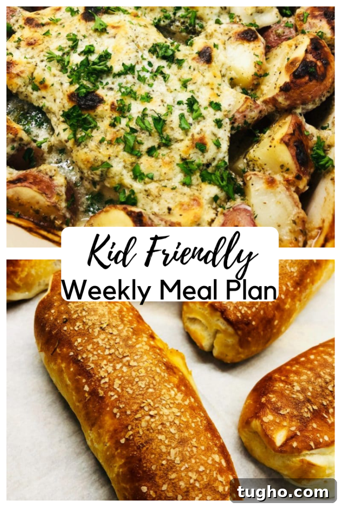 Meal Plan for the Week of March 22 7 Kid Friendly Weekly Meal Plan