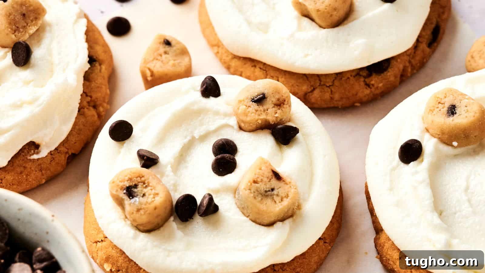 15 Copycat Recipes That Outshine Restaurant Meals 13 Enjoy these delectable cookies topped with white frosting, chocolate chips, and small cookie dough pieces—a perfect Copycat Crumbl Cookie Dough Cookie recipe.