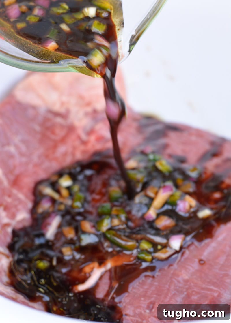 Juicy Marinated Flank Steak Recipe 4 How to marinate flank steak for flavor and tenderness