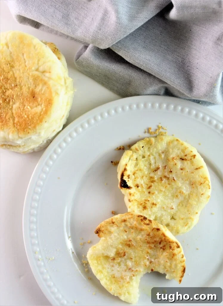 Gluten-Free English Muffins: Soft, Homemade Recipe 4 gluten free English muffins