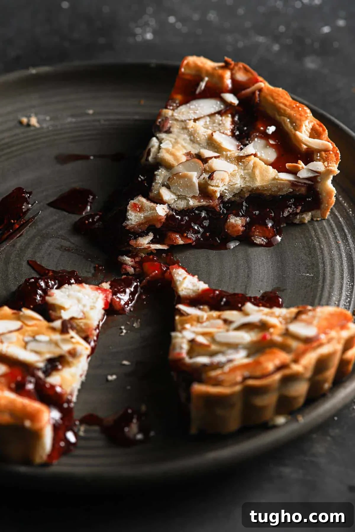 a slice of jam tart.