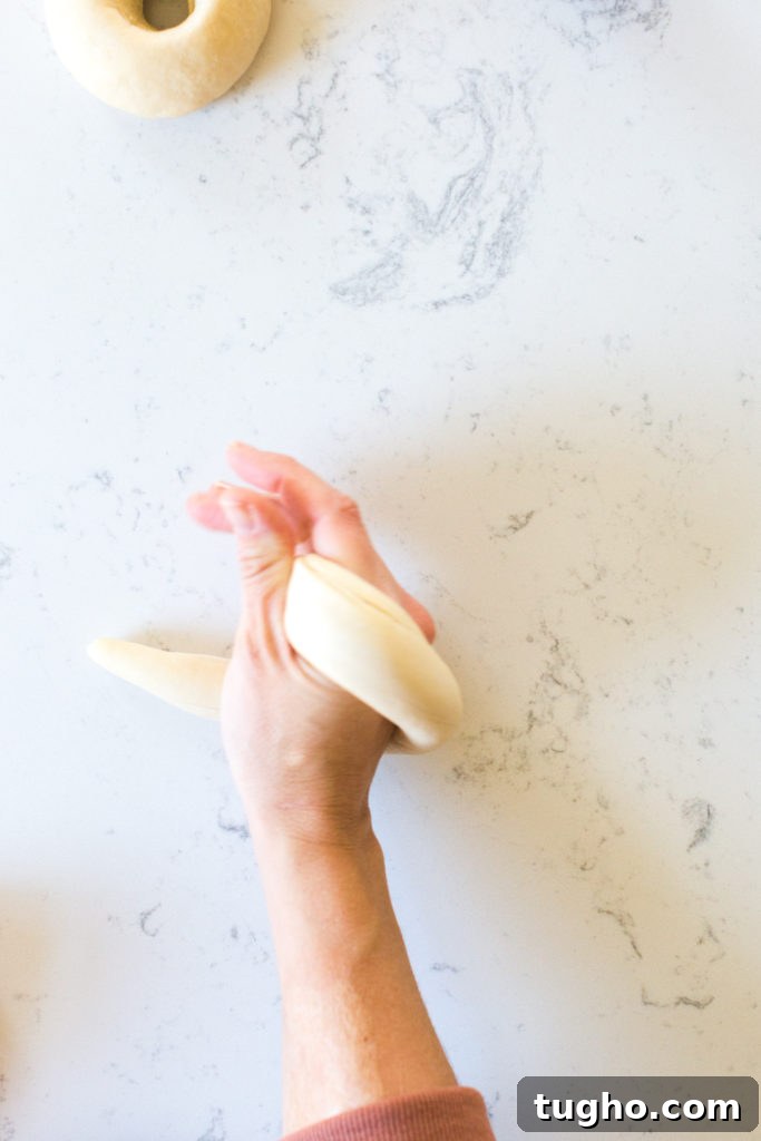 Shaping method 2 for Best Basic Bagels