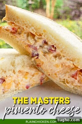 Pimento Cheese Muffins Recipe for The Masters 2 pimento cheese sandwich