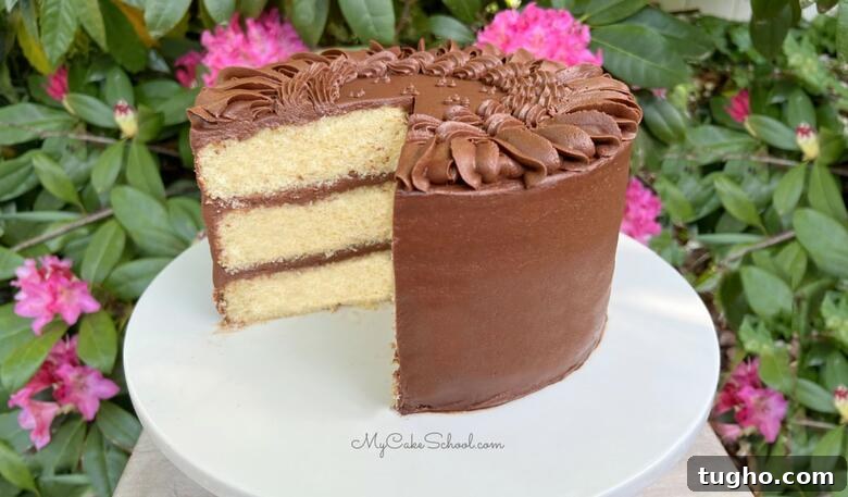 Yellow Birthday Cake