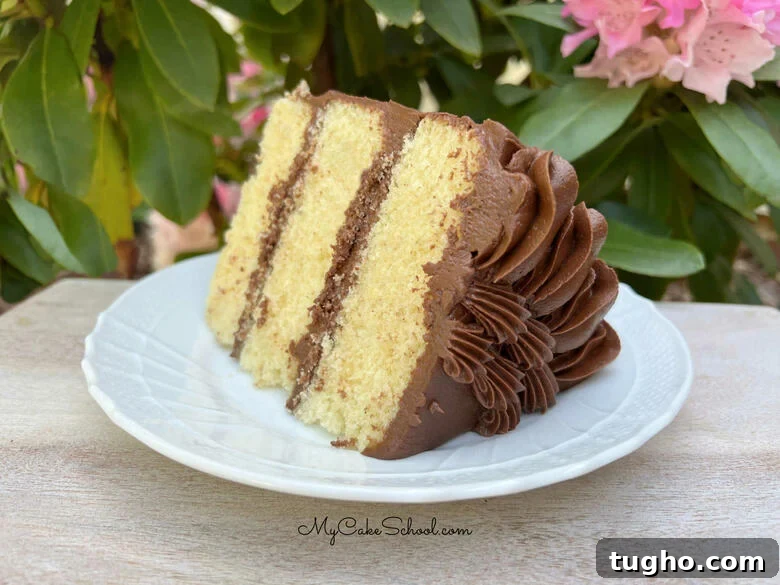 Yellow Birthday Cake