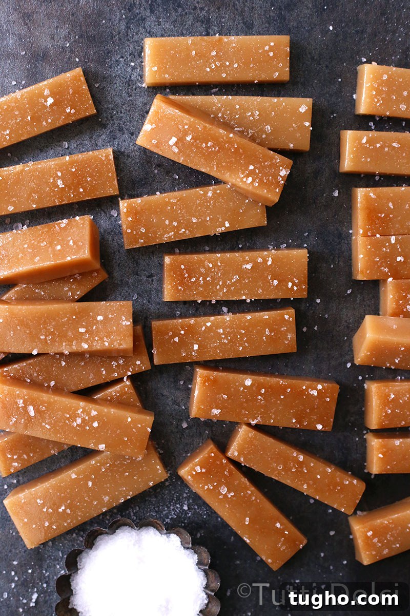 Maple Bourbon Caramels Recipe 2 Maple Bourbon Caramels