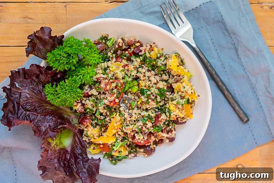 12 Must-Try Gluten-Free Grain Salad Recipes 4 quinoa power salad in a bowl