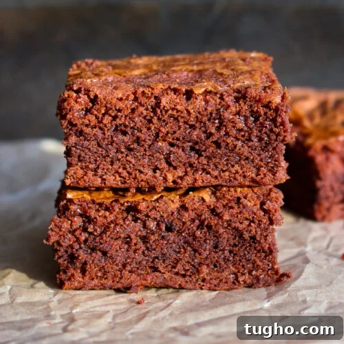 4 Ingredient Nutella Brownies