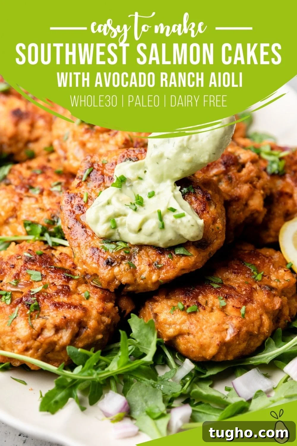 southwest salmon cakes longpin for Pinterest