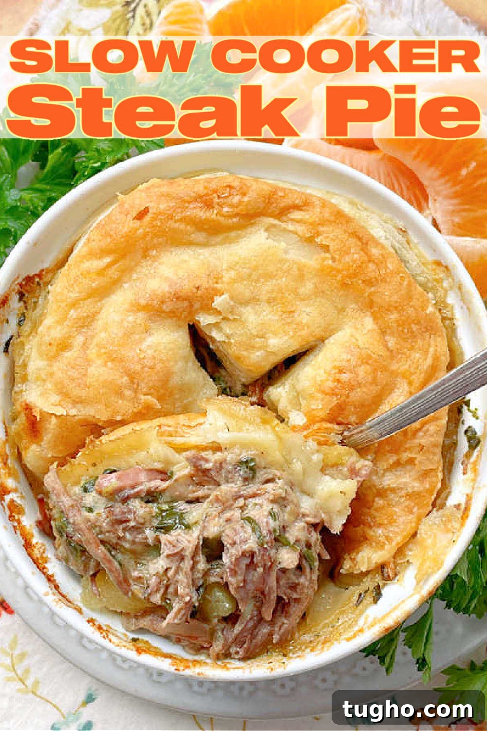 Slow Cooker Steak Pie | Foodtastic Mom #slowcookerrecipes #steakpie #potpierecipes #slowcookersteakpie