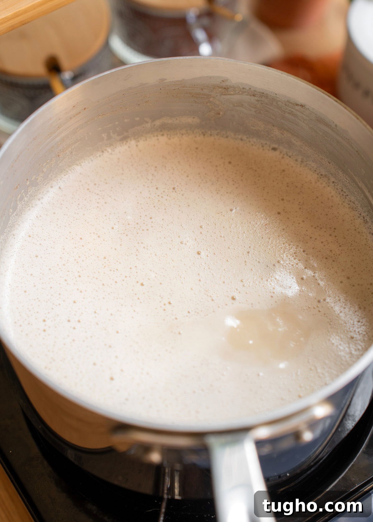Cajeta: Authentic Mexican Goat Milk Caramel Recipe 5 foamy cajeta