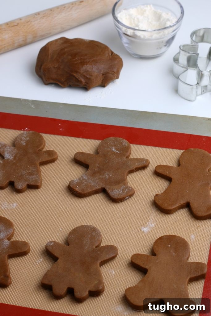 Decorating gingerbread man cookies