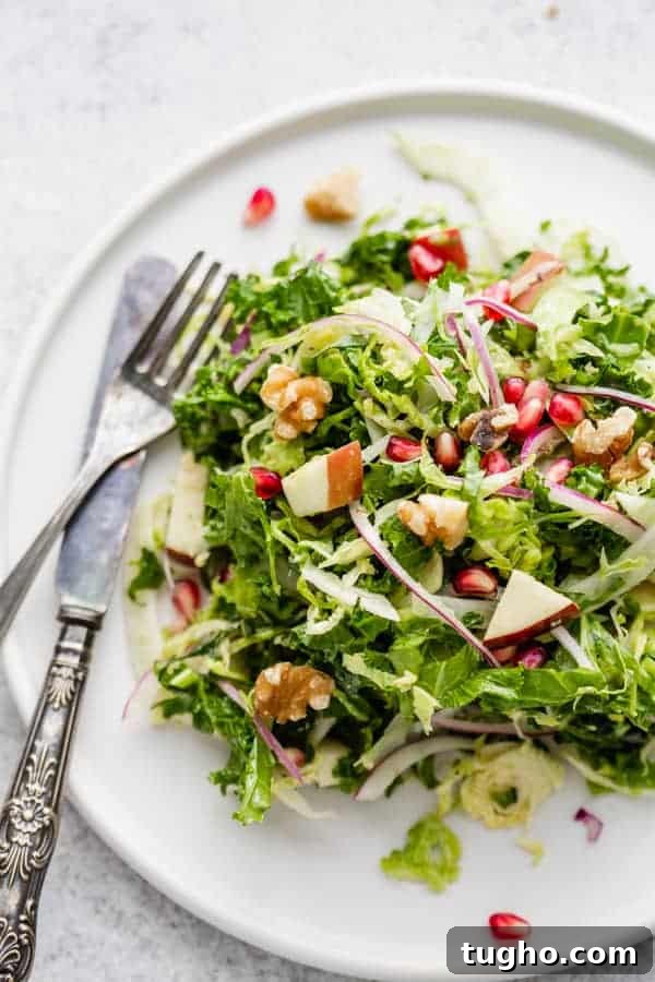 14 Fall Apple Recipes You'll Love 9 Shaved Brussels Sprouts Fennel Apple Salad