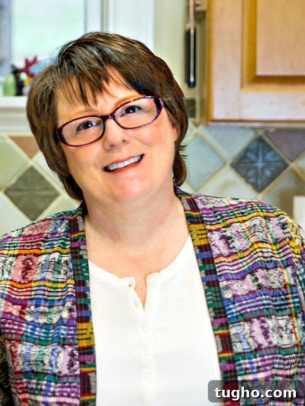 Authentic Warm German Potato Salad Recipe 5 Head shot of Jennifer Field.