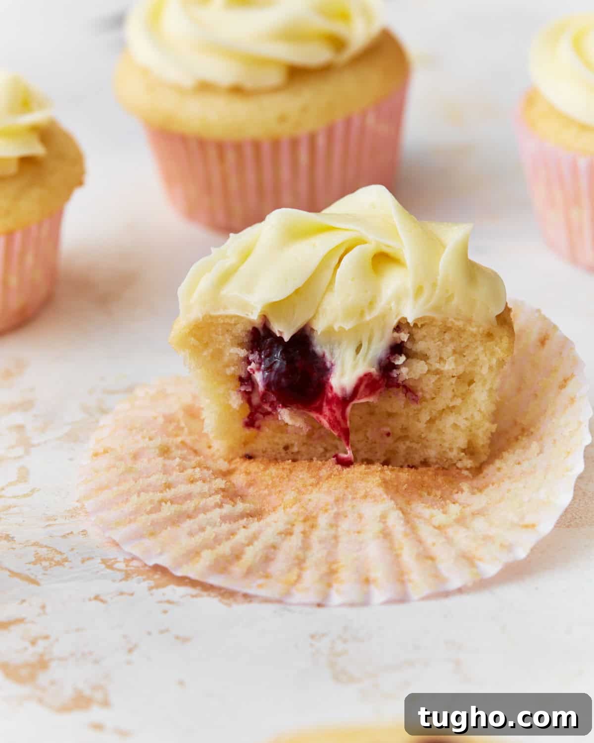 Patriotic Red, White and Blue Cheesecake Salad Recipe 14 Berry Cupcakes