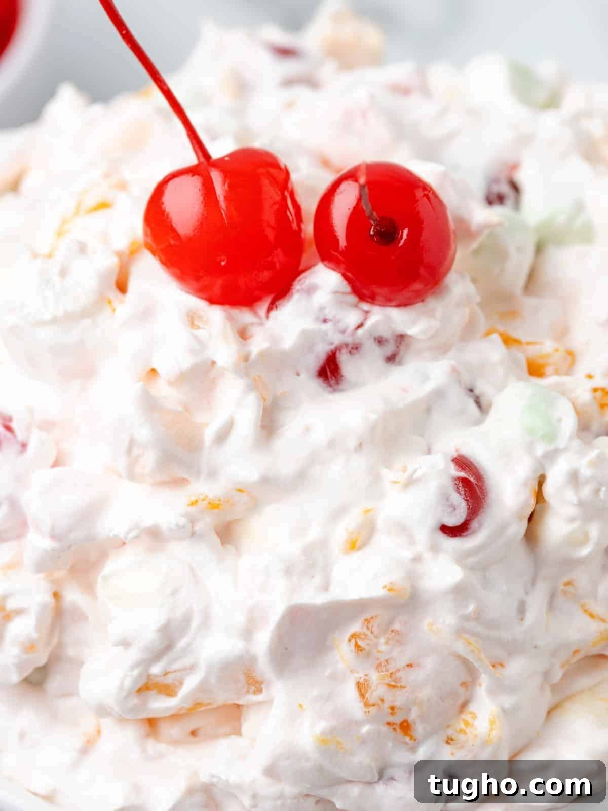 Patriotic Red, White and Blue Cheesecake Salad Recipe 16 Ambrosia Fruit Salad