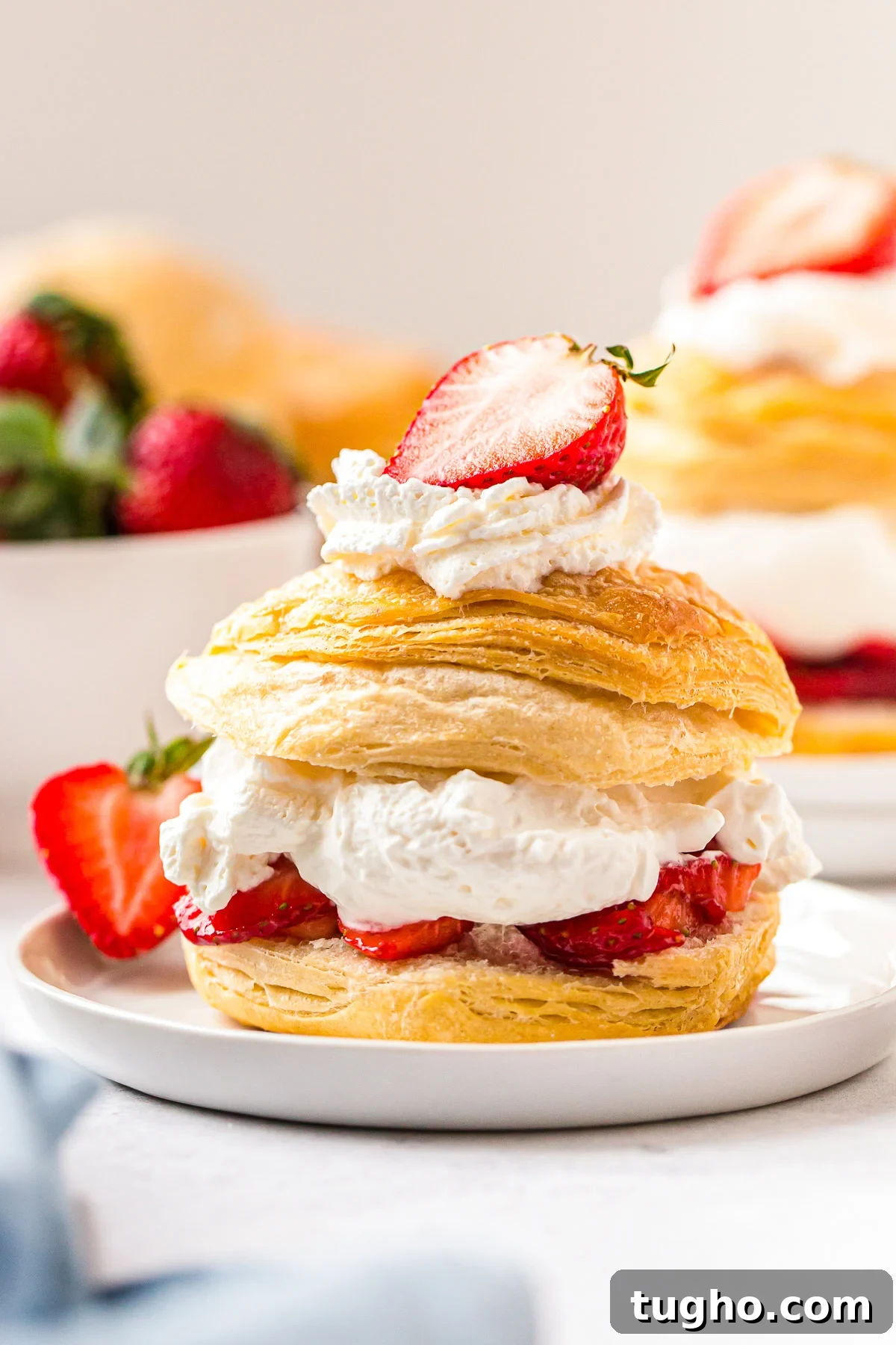 Patriotic Red, White and Blue Cheesecake Salad Recipe 17 Strawberry Shortcake