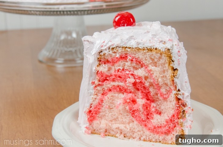Fluffy Cherry Chiffon Cake Recipe with Fresh Cherries 4 Cherry Chiffon-Cake