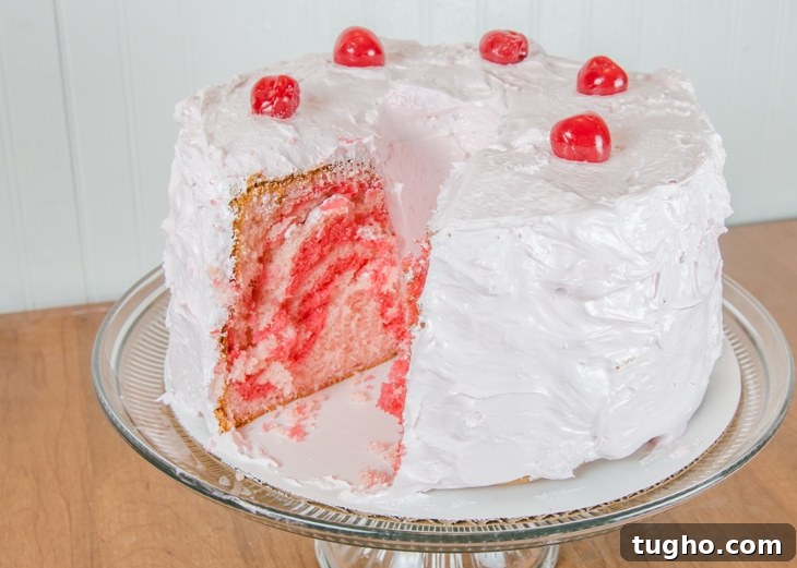 Fluffy Cherry Chiffon Cake Recipe with Fresh Cherries 5 Cherry Chiffon Cake (2)