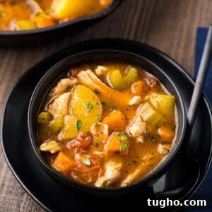 Instant Pot Chicken Stew with Tender Vegetables 11 bowl of instant pot chicken stew