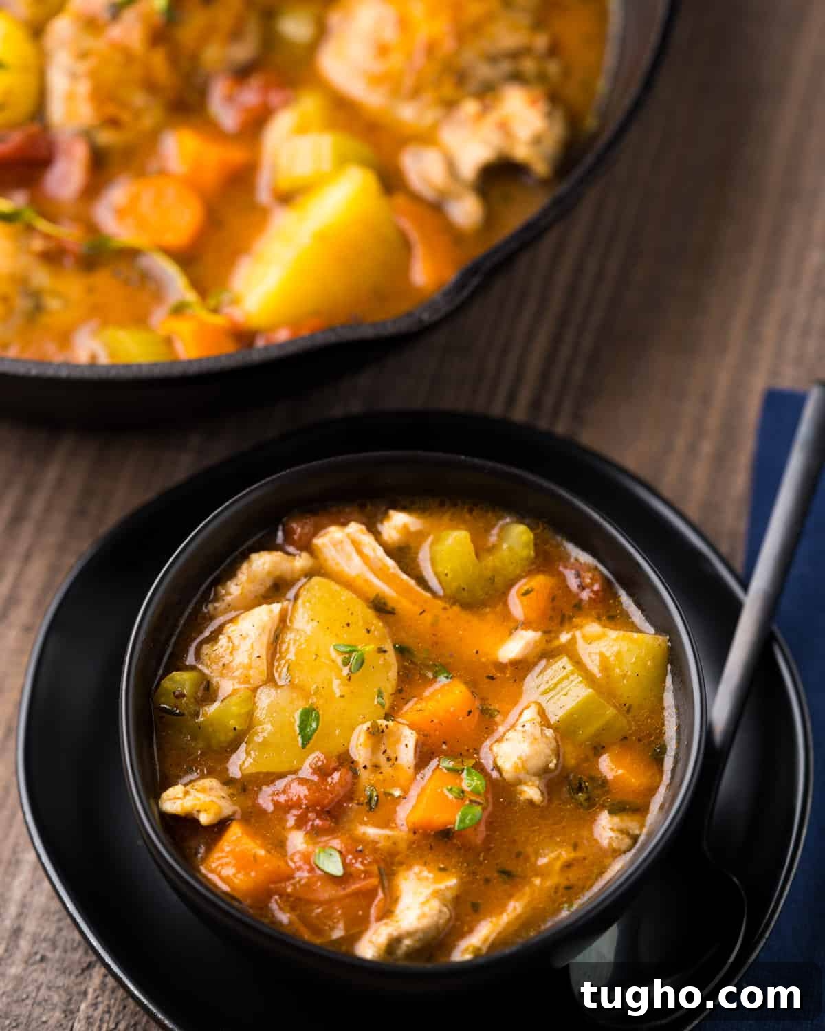 Instant Pot Chicken Stew with Tender Vegetables 10 bowl of instant pot chicken stew