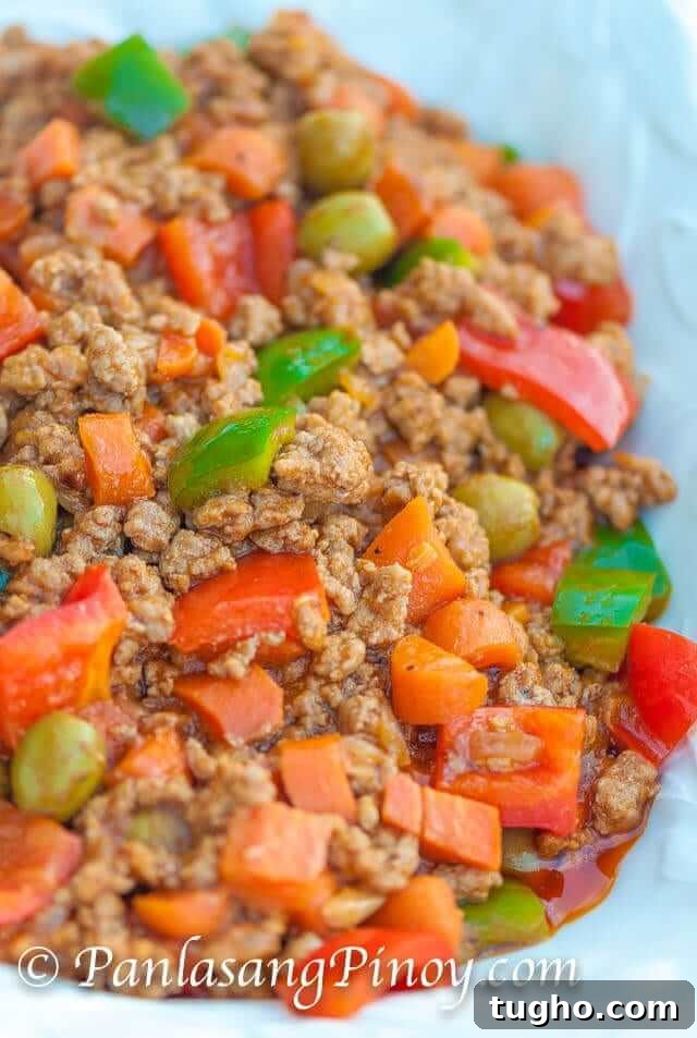 Filipino Ground Pork Kaldereta Recipe 2 Pork Giniling Kaldereta