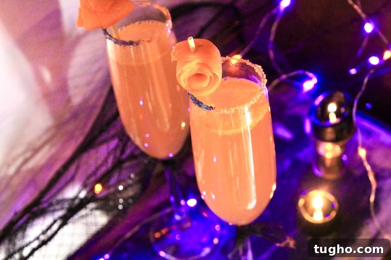 magical hocus pocus halloween mimosas