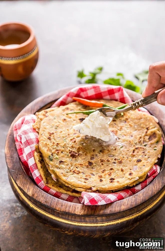 Achari Onion Paratha Recipe: Pickled-Spiced Onion Flatbread 4 img 32039 3