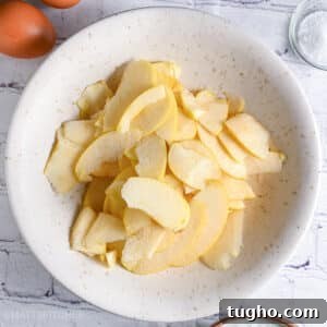 Slice apples