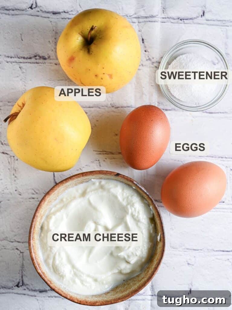 Invisible Apple Cake Ingredients