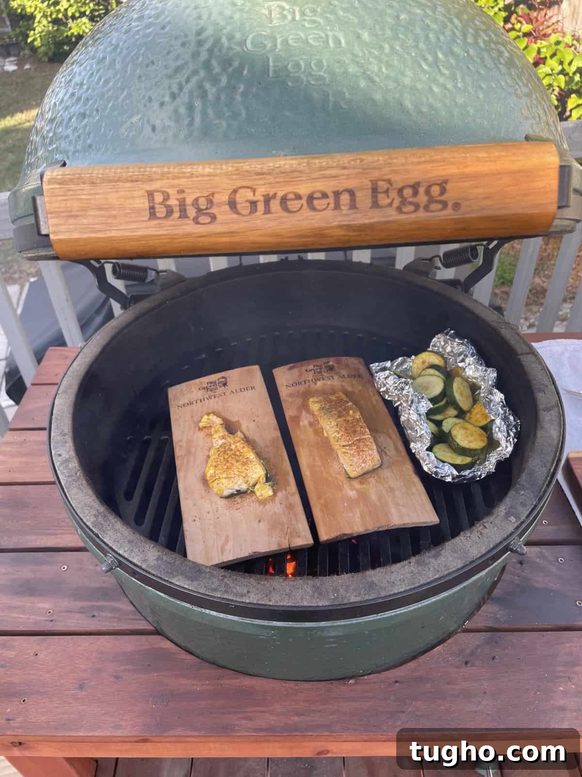 Grilled Salmon on the Big Green Egg: 10 Summer Recipes 4 Grilled Salmon on Planks