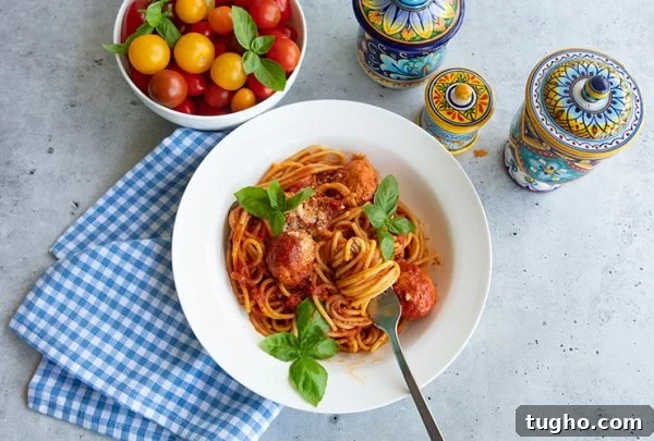 Nduja Meatball Pasta with Spicy Tomato Sauce 2 img 38207 1