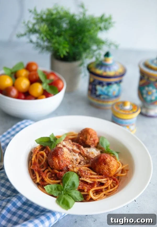 Nduja Meatball Pasta with Spicy Tomato Sauce 4 img 38207 3