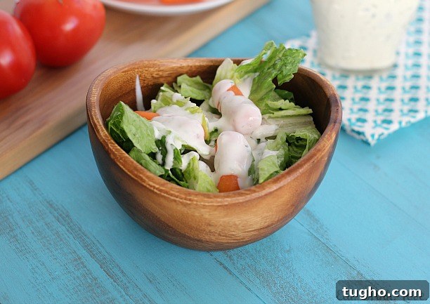 Creamy Homemade Low-Fat Buttermilk Ranch Dressing 3 Low-Fat Buttermilk Ranch Dressing