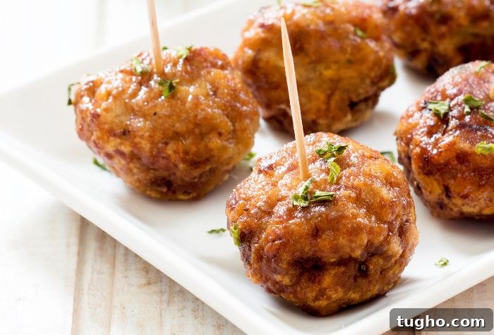 smoked ground beef meatballs