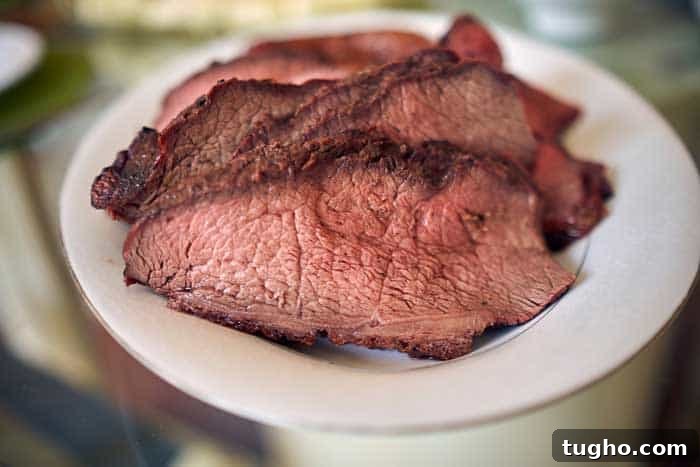 smoked beef top round roast recipe