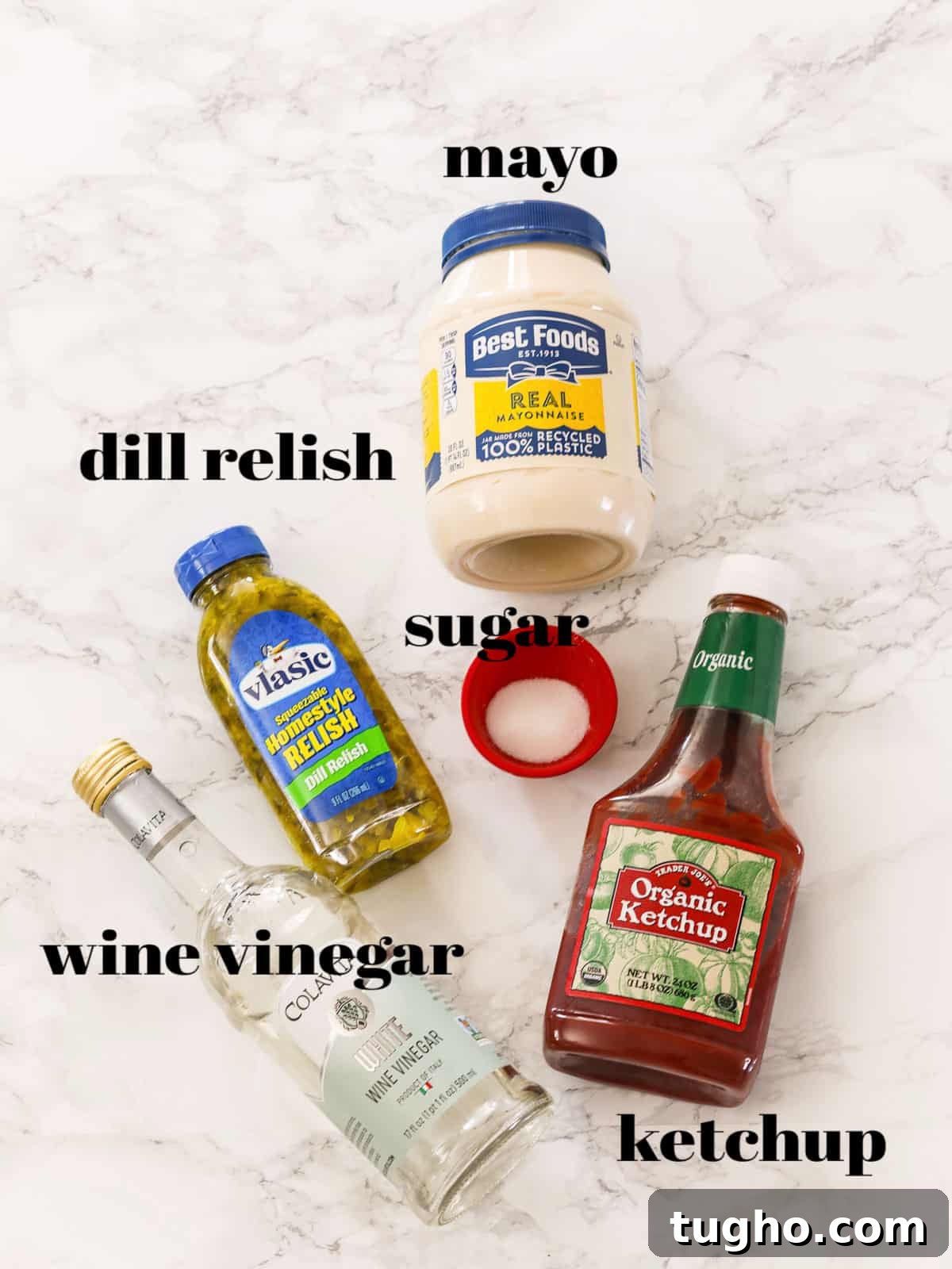 Homemade Burger Sauce Recipe for Juicy Burgers 3 Ingredients for burger sauce shown in bowls