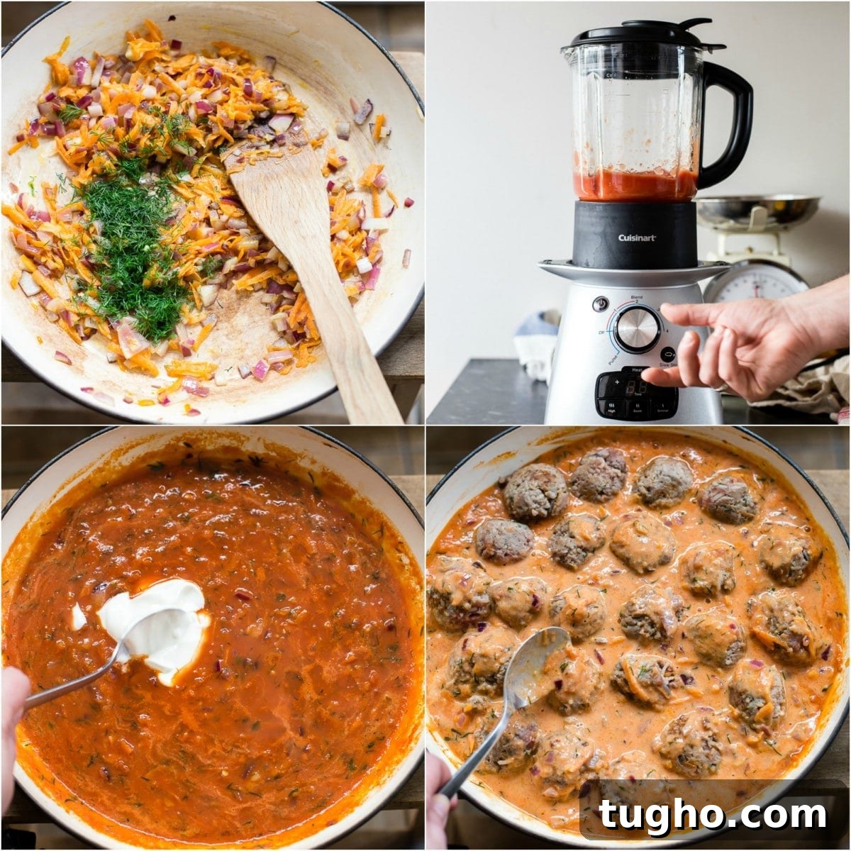Porcupine Meatballs (Tefteli) in Creamy Tomato Sauce Recipe 5 Porcupine Meatballs process images