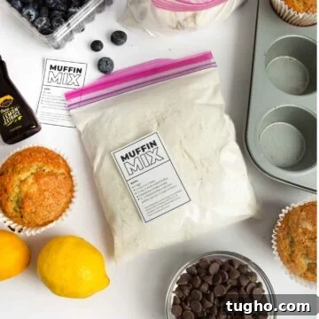 Homemade Brownie Mix Recipe for Gifts 16 homemade muffin mix in bag