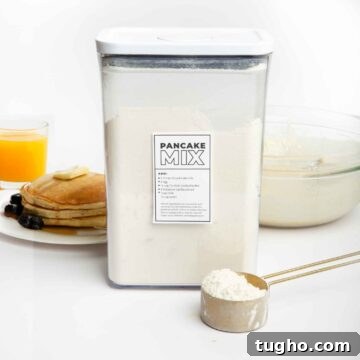 Homemade Brownie Mix Recipe for Gifts 17 homemade pancake mix in a container