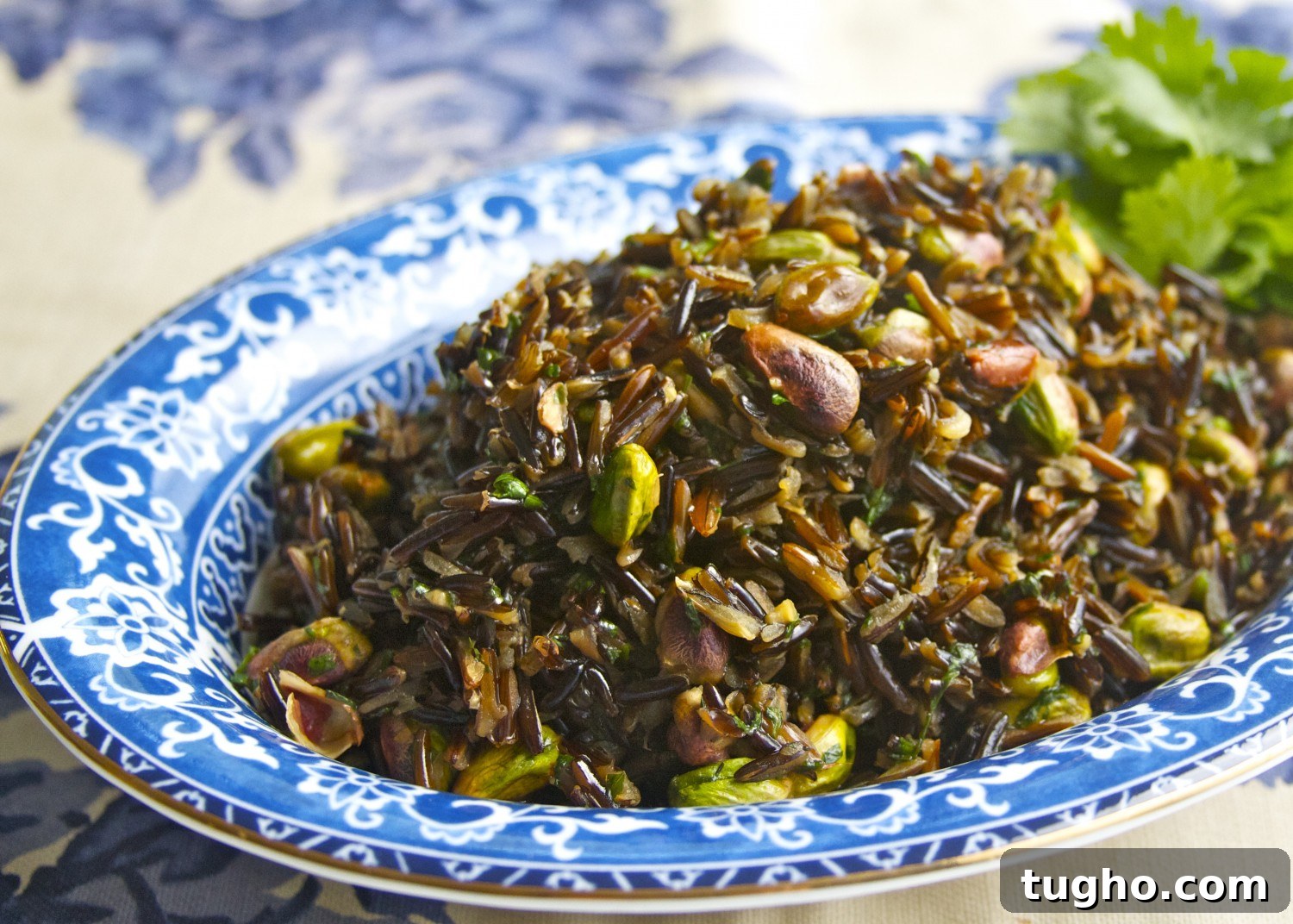 Wild Rice with Pistachios and Cilantro
