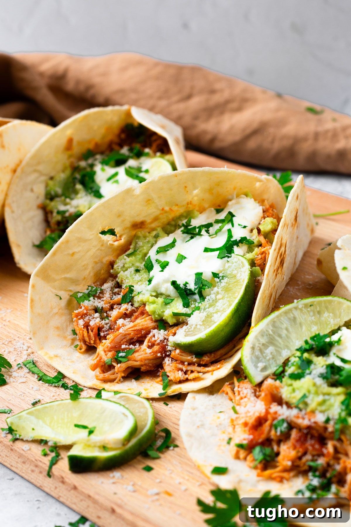 Slow Cooker Shredded Chicken Tacos 2 Crockpot Chicken Tacos