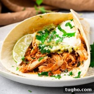 Slow Cooker Shredded Chicken Tacos 10 Crockpot Chicken Tacos featured
