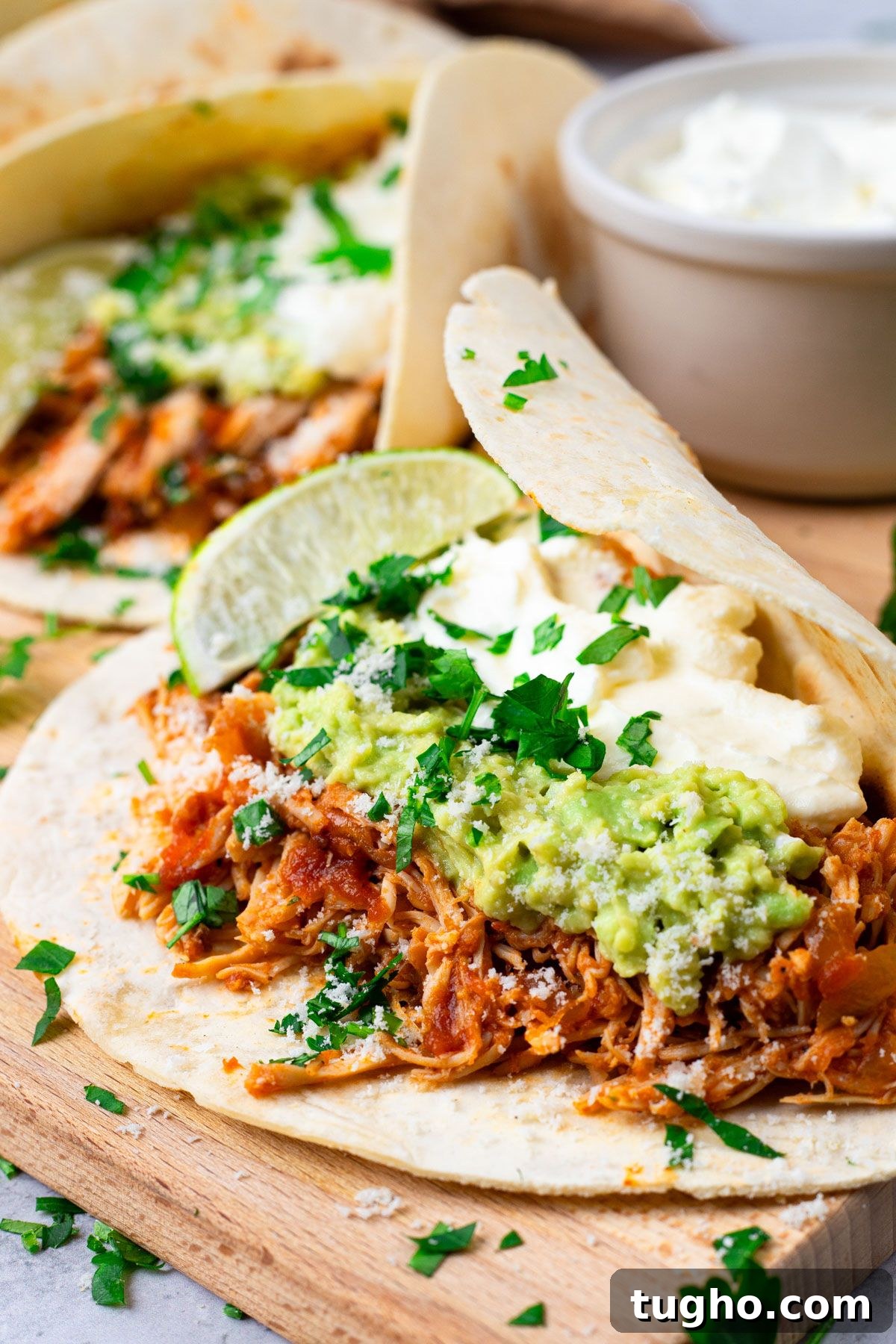 Slow Cooker Shredded Chicken Tacos 3 Yummy Crockpot Chicken Tacos