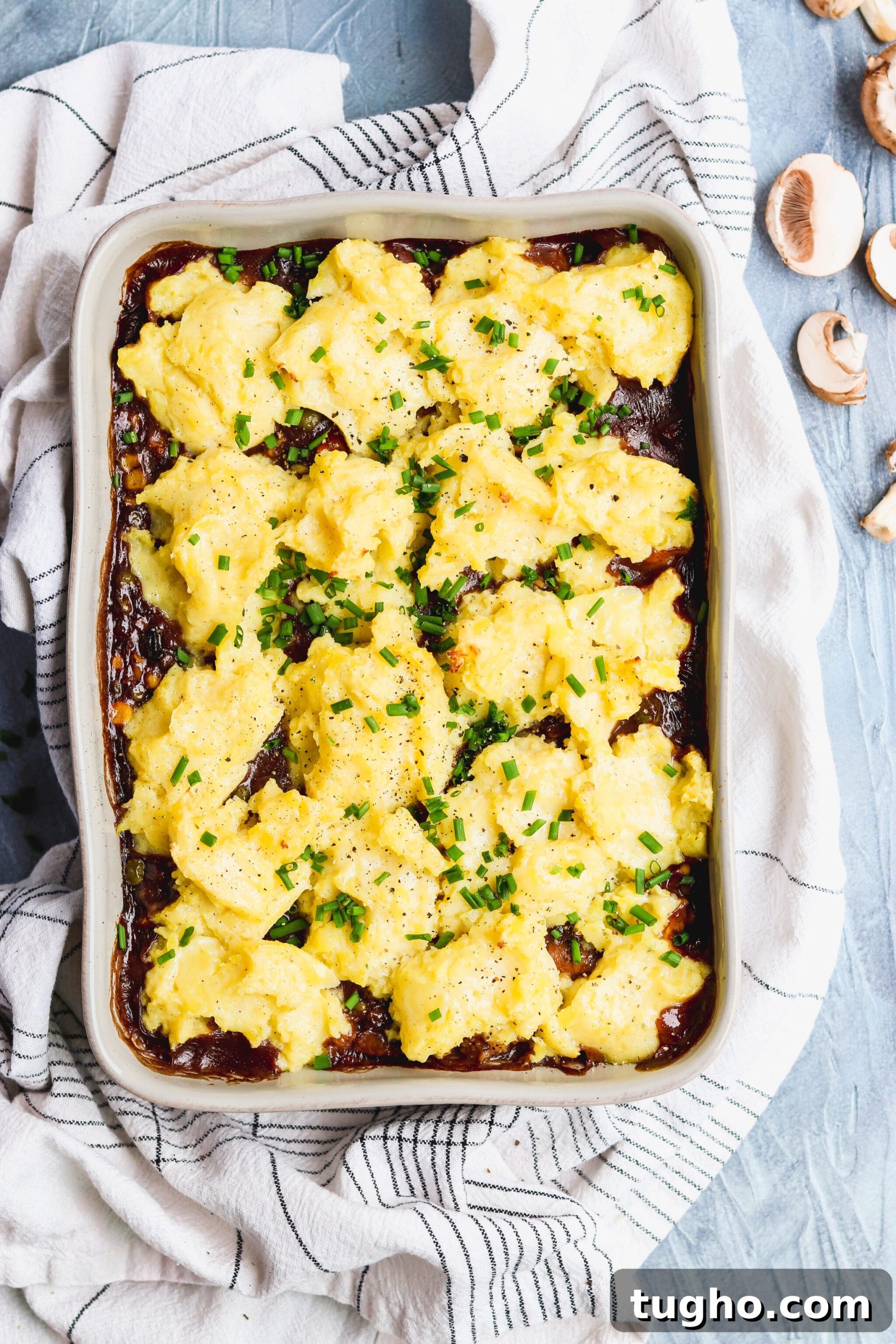 Vegetarian Shepherd's Pie with Lentils and Mushrooms 4 Vegetarian Shepherds Pie