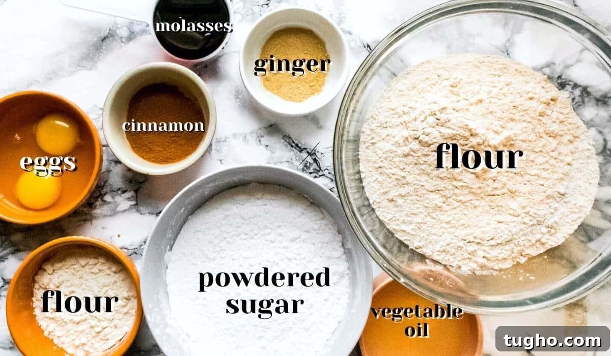 Soft Chewy Ginger Crinkle Cookies Recipe 3 ginger crinkle cookies - oil and other ingredients