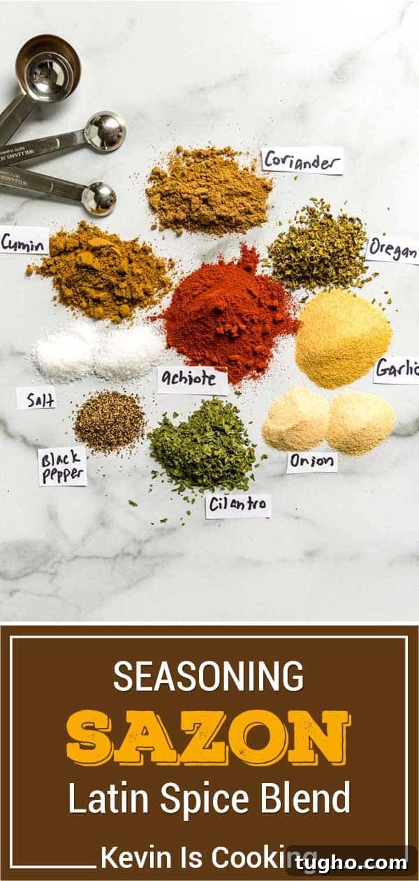 How to Make Authentic Sazon Seasoning 7 titled image (and shown): seasoning sazon latin spice blend